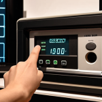 **

> A person using a electricity meter to check the power consumption of a TV in standby mode. Focus on the concept of "phantom load".

**