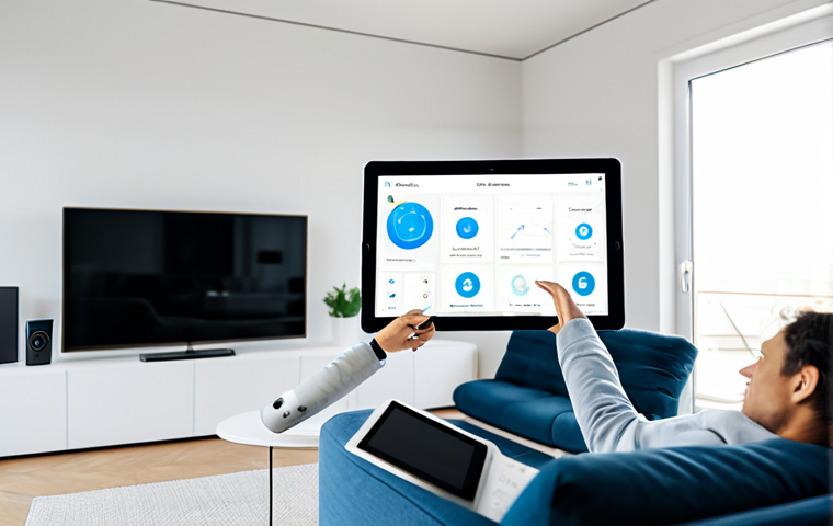 Smart Home Energy Management**

"A modern, bright living room with various smart home devices: smart thermostat, smart plugs, smart lighting. A person is using a tablet to monitor energy consumption. Fully clothed, casual attire. Safe for work. Modern minimalist interior design. Focus on the technology and comfortable living. Appropriate content. Professional photography. Natural proportions."

**